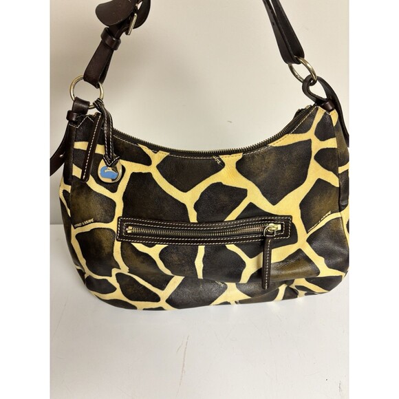 Dooney & Bourke Giraffe Print Shoulder Bag Brown Giraffe Print